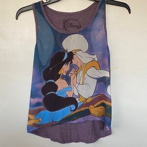 Disney Purple Graphic Tank Top